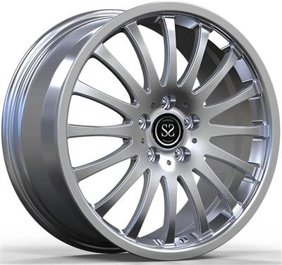 18x8.5 Gloss Silver Personalf Forged 1- PC Rims per a Benz S500