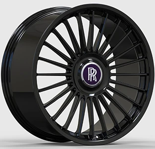 22 i 24 llandes Bkack Gloss per a Rolls Royce