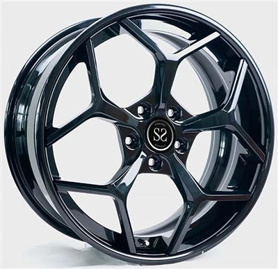 20x9.5ET+25/+20/5x112/66.6 Llantes forjades de 3 peces negre brillant per a Mini Cooper Countryman F60