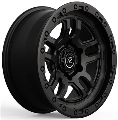 6x 139.7 4 X4 rodes forjades 20x9.0 Satin Black per a cotxes universals