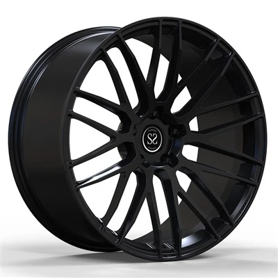 Llantes de cotxe 19x9,5 i 19x11,5 negre brillant personalitzades per 911 Porsche