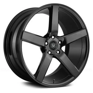 Nou disseny 5 parlants de pintura negra Monoblock forjat A6061 T6 Rodes de cotxes de luxe Llantes Barrils Jante