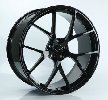 1-PC Brillantor Negre 21 Llanda d'aliatge RIms per Nissan GT-R 5x114.3
