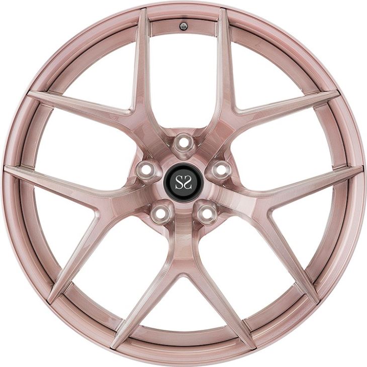 Gloss Black 2-PC 22inch Alloy Wheels RIms For Mercedes-Benz AMG GTS Car Rims