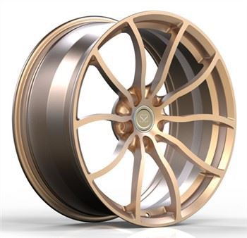 Llantes forjades d'una sola peça pintades d'or 20X9 per a rodes monobloc personalitzades d'aliatge d'alumini per a BMW 520d F10 2014