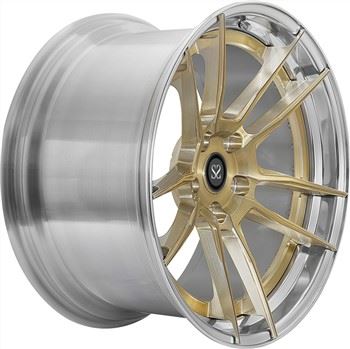 SSEH1021 Personalitzat 20 21 22 polzades pinzell barril or cara 2 peces Estructura llantes aliatge 5 x 120 112 per BMW X5 X6