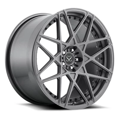1 roda forjada per a Bentley Lamborghini Land Rover Ferrari Llantes personalitzades d'aliatge de 18 19 20 21 22polzades negres 5x112