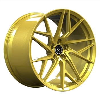 Rodes d'1 peça de 20 polzades Discs d'or per a Lamborghini Aventador Llantes còncaves rotatives forjades monoblock