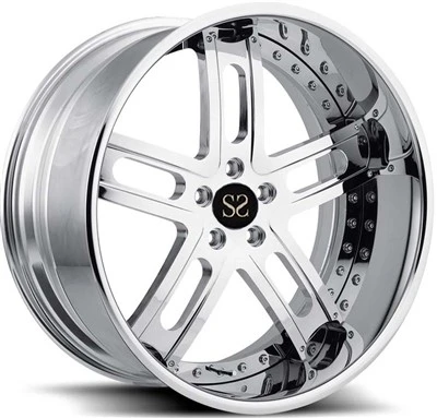 Llantes de rodes forjades personalitzades de cara mecanitzada de llavi polit de 20x11,5 i 20x12 Dodge Challenger